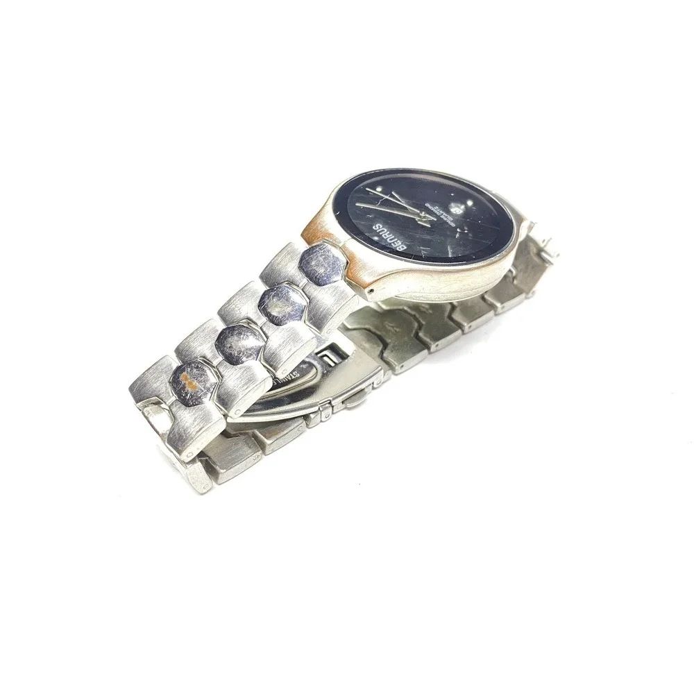 Benrus BNW745 38mm Men's Watch BAD BATTERY READ!